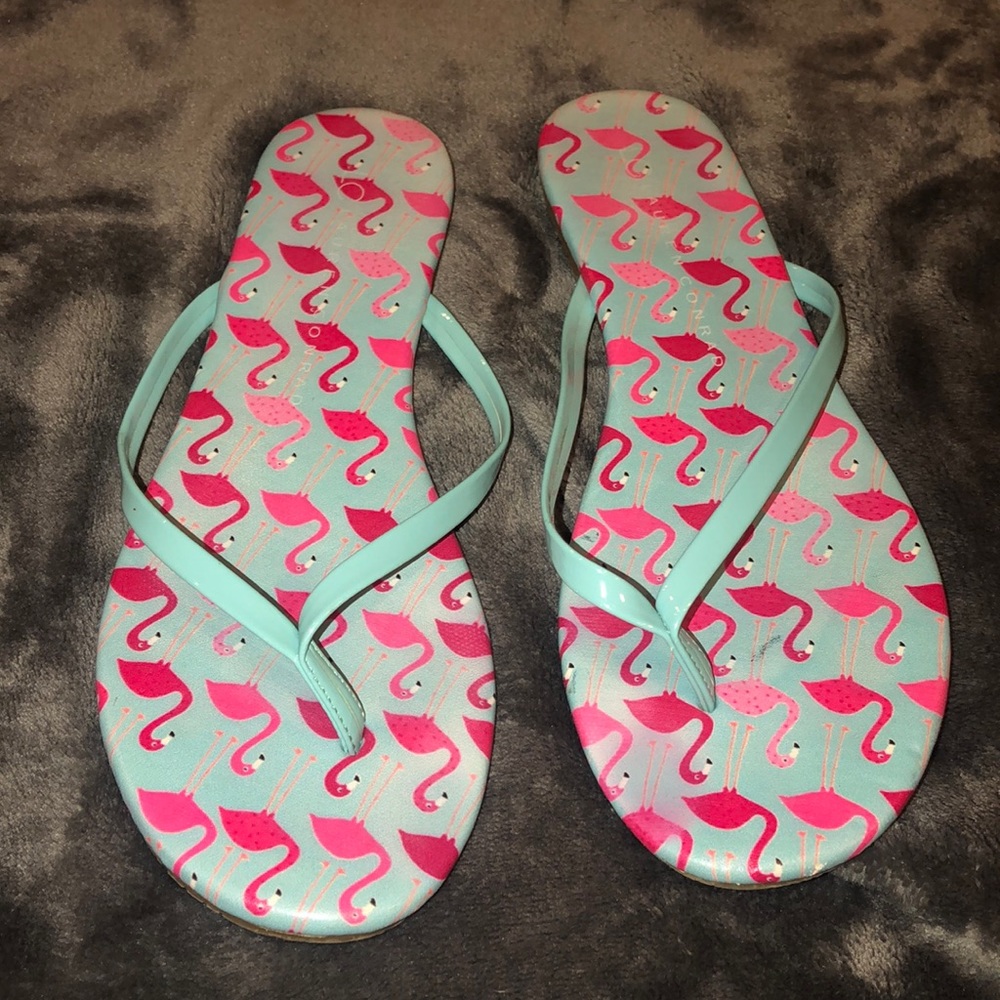 Lauren Conrad flamingo sandals